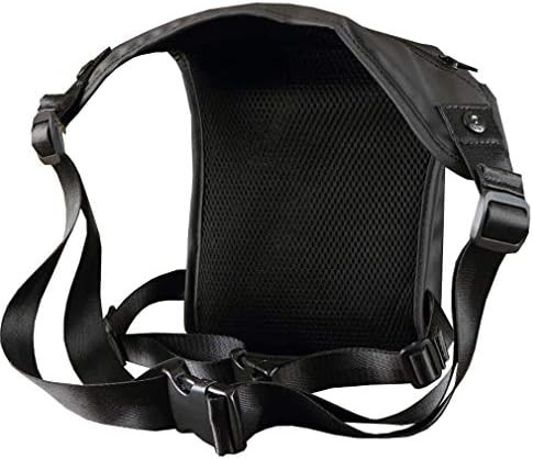 Black outdoor cycling drop leg bag — photo 4