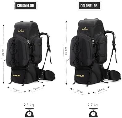 Colonel 95 litre internal frame rucksack black — photo 5