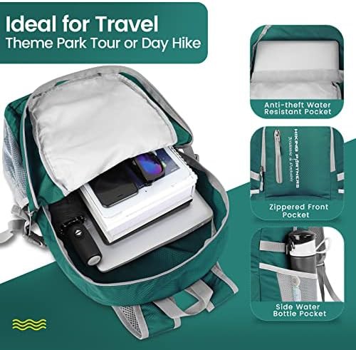 Dark green 35L ultralight hiking daypack — photo 3