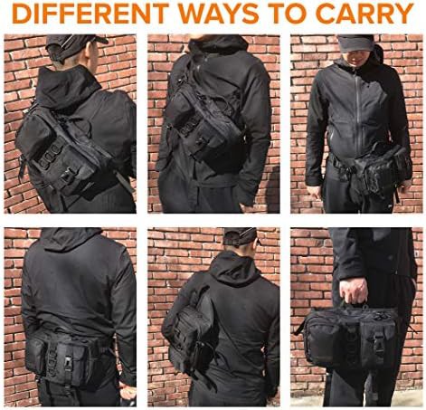 Tactical fanny pack for men with molle webbing — photo 4