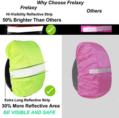 Hi-visibility reflective waterproof backpack rain cover — photo 4