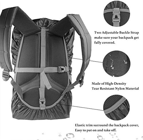 Hi-visibility reflective waterproof backpack rain cover — photo 5