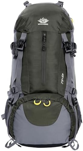 Daypack 50L hiking backpack with rain cover