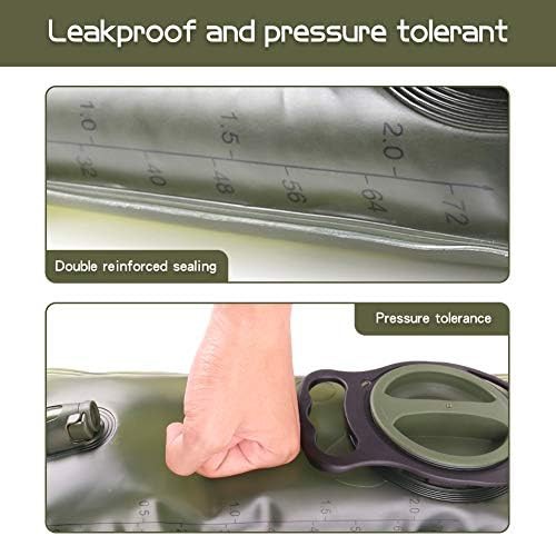 Military green 2L insulated water bladder — photo 4