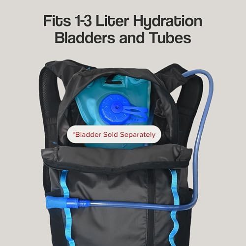Blue foldable travel pocket backpack — photo 5