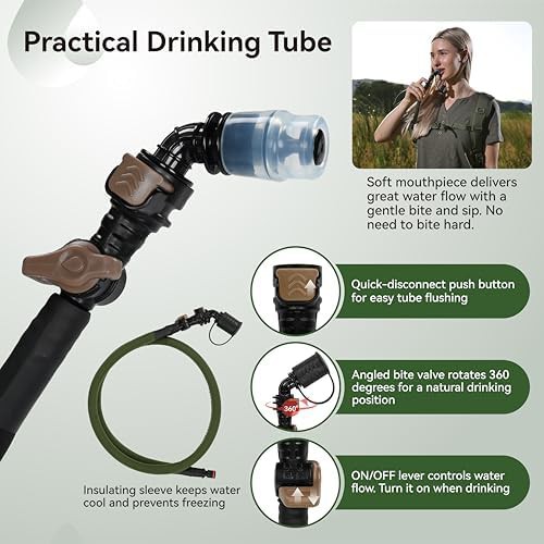 Green insulated hydration bladder 3l — photo 4