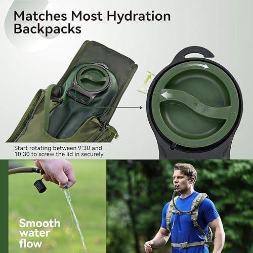 Green insulated hydration bladder 3l — photo 5