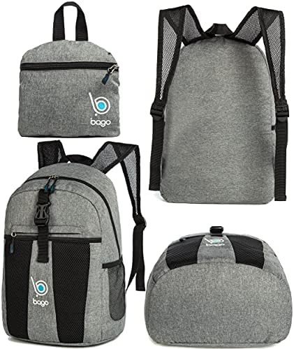 Snow Gray packable hiking backpack 25L — photo 3
