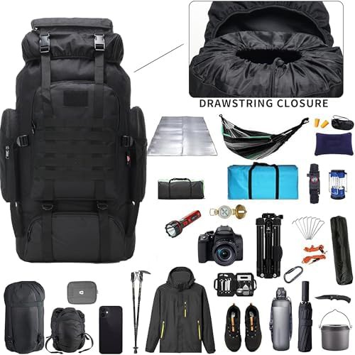 70L camping military rucksack pack — photo 4