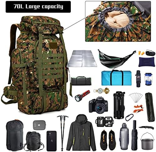 70l outdoor camping rucksack pack — photo 4