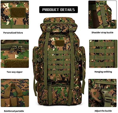 70l outdoor camping rucksack pack — photo 5