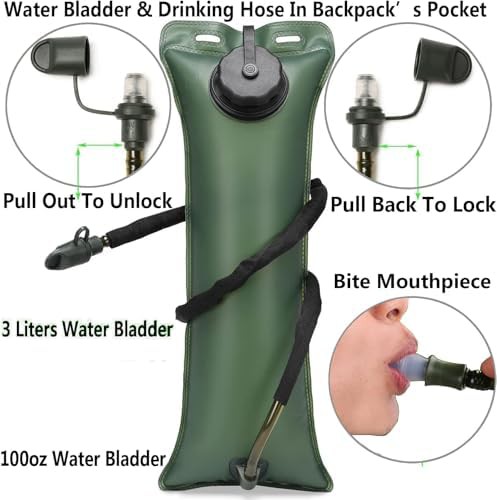 Tactical 3L Hydration Bladder Carrier Backpack — photo 4