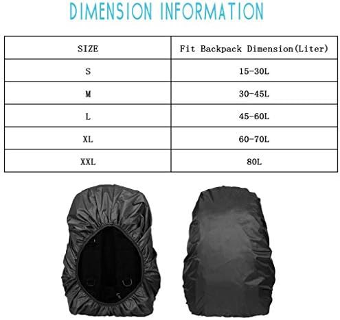 Black 30L Waterproof Rucksack Rain Cover — photo 3