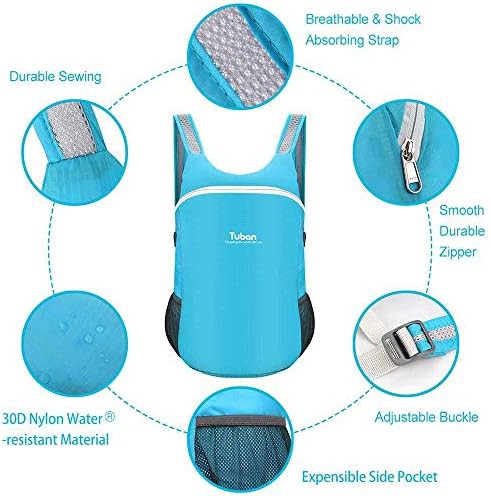 Portable Travel Hiking Backpack in Blue — photo 3