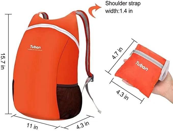Ultralight Packable Hiking Daypack in Green — photo 3