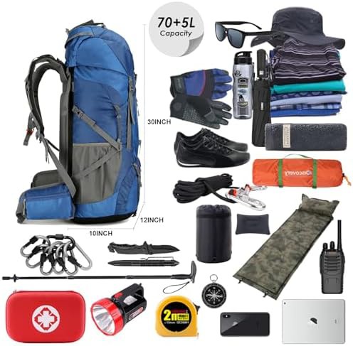 75l waterproof frameless hiking pack — photo 3
