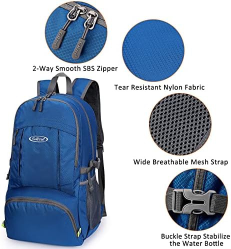Foldable waterproof travel daypack 40.0 in — photo 5