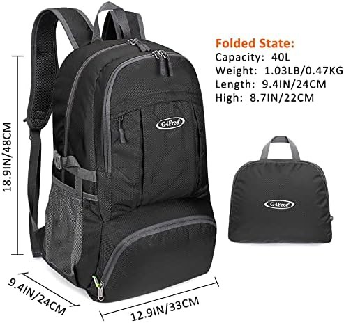 Packable Waterproof 40L Hiking Backpack — photo 4