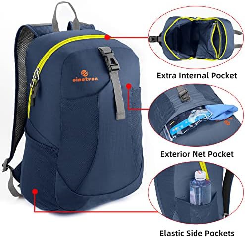 Dark Blue Packable Foldable Daypack — photo 3