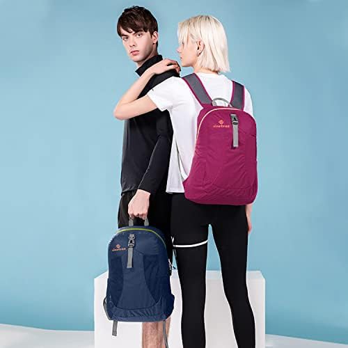 Dark Blue Packable Foldable Daypack — photo 5