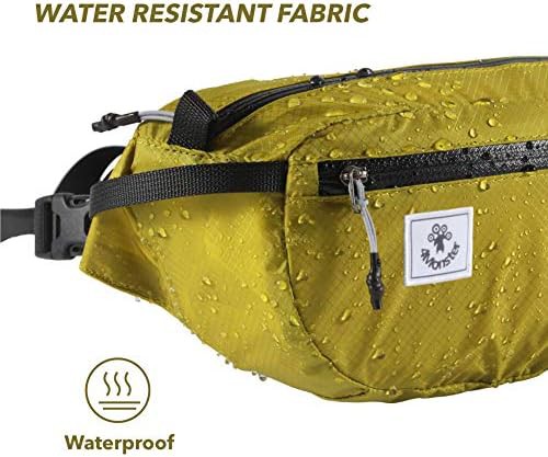 Yellow green portable fanny pack 2l — photo 4