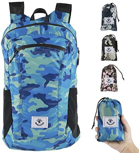 Navy blue packable hiking backpack 16L
