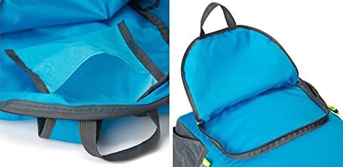 Blue ultralight foldable hiking daypack 20L — photo 3