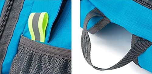 Blue ultralight foldable hiking daypack 20L — photo 5