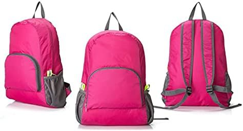 Rose red ultralight hiking daypack 20L