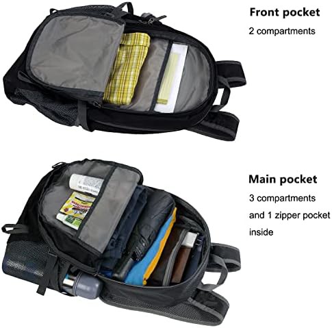 Foldable Lightweight Hiking Backpack Orange 40L — photo 5