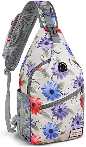 Small crossbody travel sling backpack