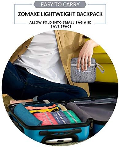 Light blue 25l ultra lightweight packable backpack — photo 5