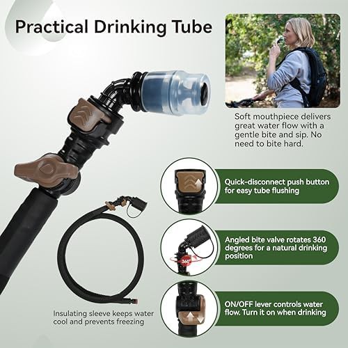 Blue insulated hydration bladder 2.5l — photo 4