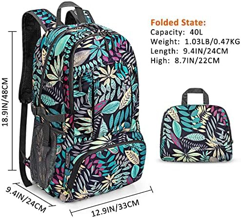 Waterproof 40l hiking backpack compartments — photo 4