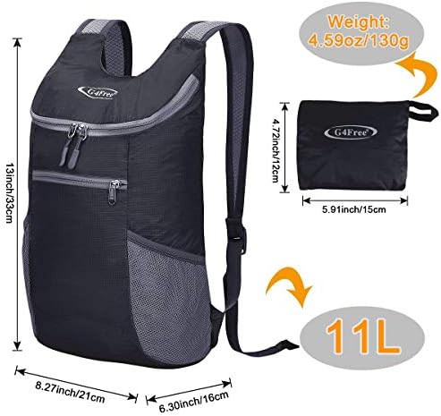 Waterproof 40l hiking backpack compartments — photo 5