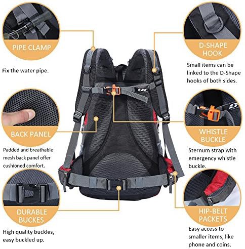 Waterproof hiking daypack with rain cover — photo 3