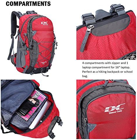 Waterproof hiking daypack with rain cover — photo 4