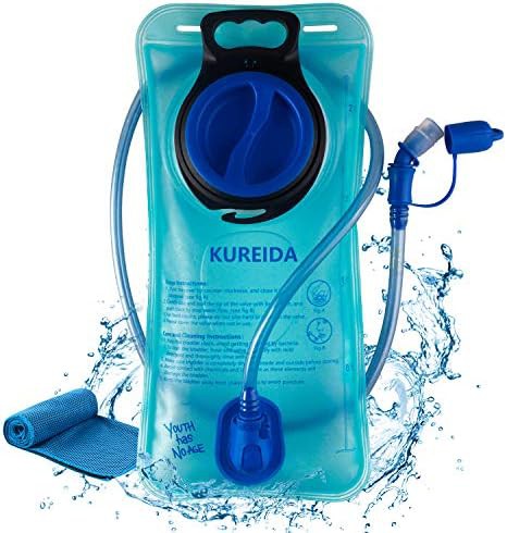 Blue military grade hydration bladder 2L
