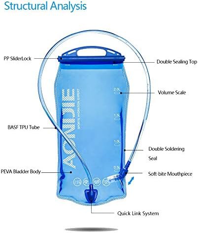 Running vest hydration bladder 1.5 liter — photo 3