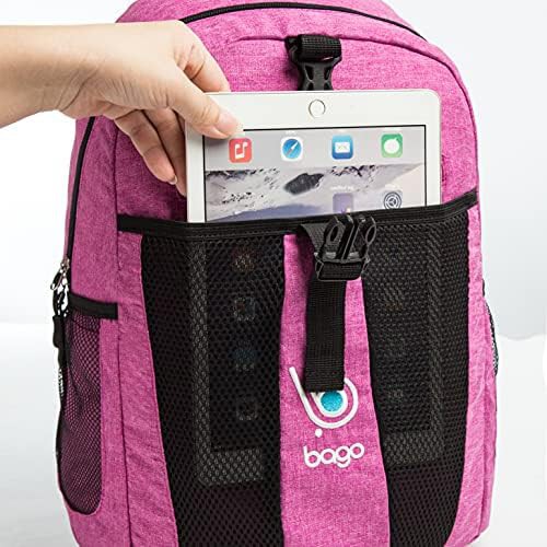 Snow pink waterproof hiking daypack 25L — photo 4