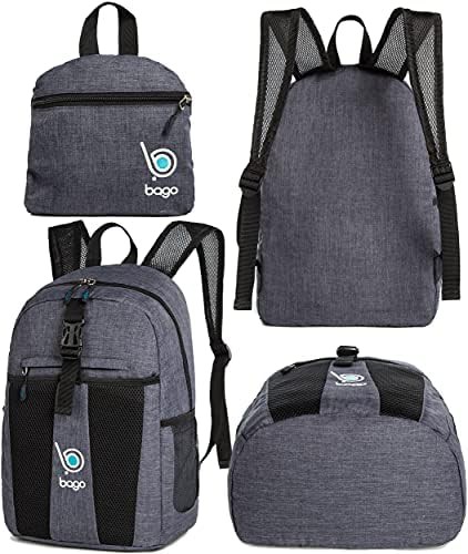 Snow black packable daypack 25L — photo 3