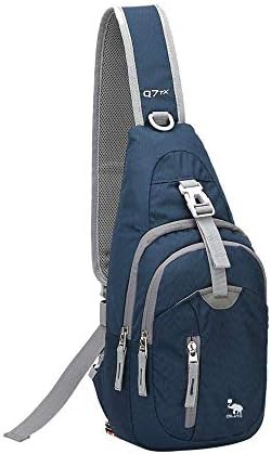 Black small hiking sling crossbody chest pack — photo 3