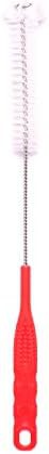 Stainless steel red cleaning brushes kit — photo 3