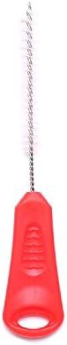 Stainless steel red cleaning brushes kit — photo 4