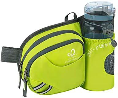 Fanny pack waist bag with bottle holder