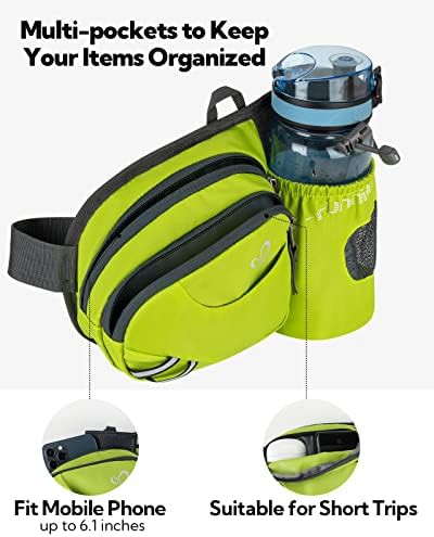 Fanny pack waist bag with bottle holder — photo 4
