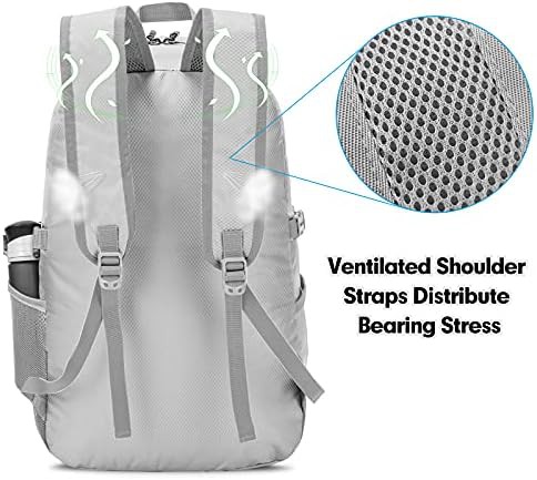 Silver grey 35l foldable hiking daypack — photo 5