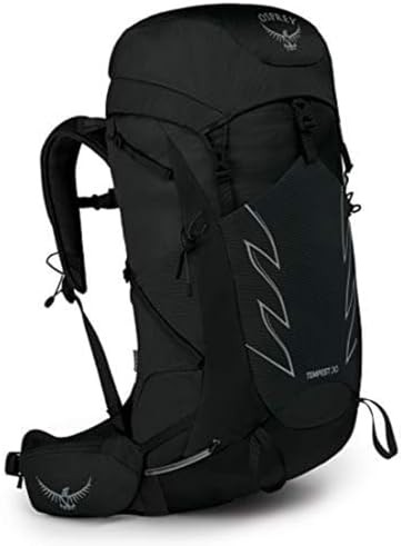 Tempest black womens hiking pack 30l