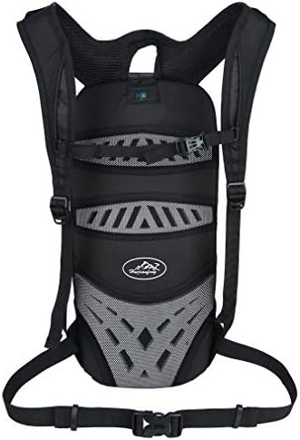 Gray nylon mountain bike cycling rucksack — photo 3