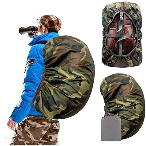 Camouflage large rain cover for 40-50L backpack